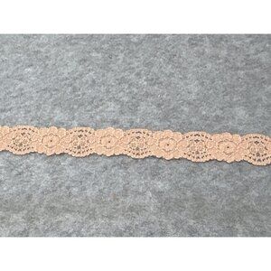 Vintage Beige Floral Lace Trim 3/4" wide 2 yards for Sewing Crafts
